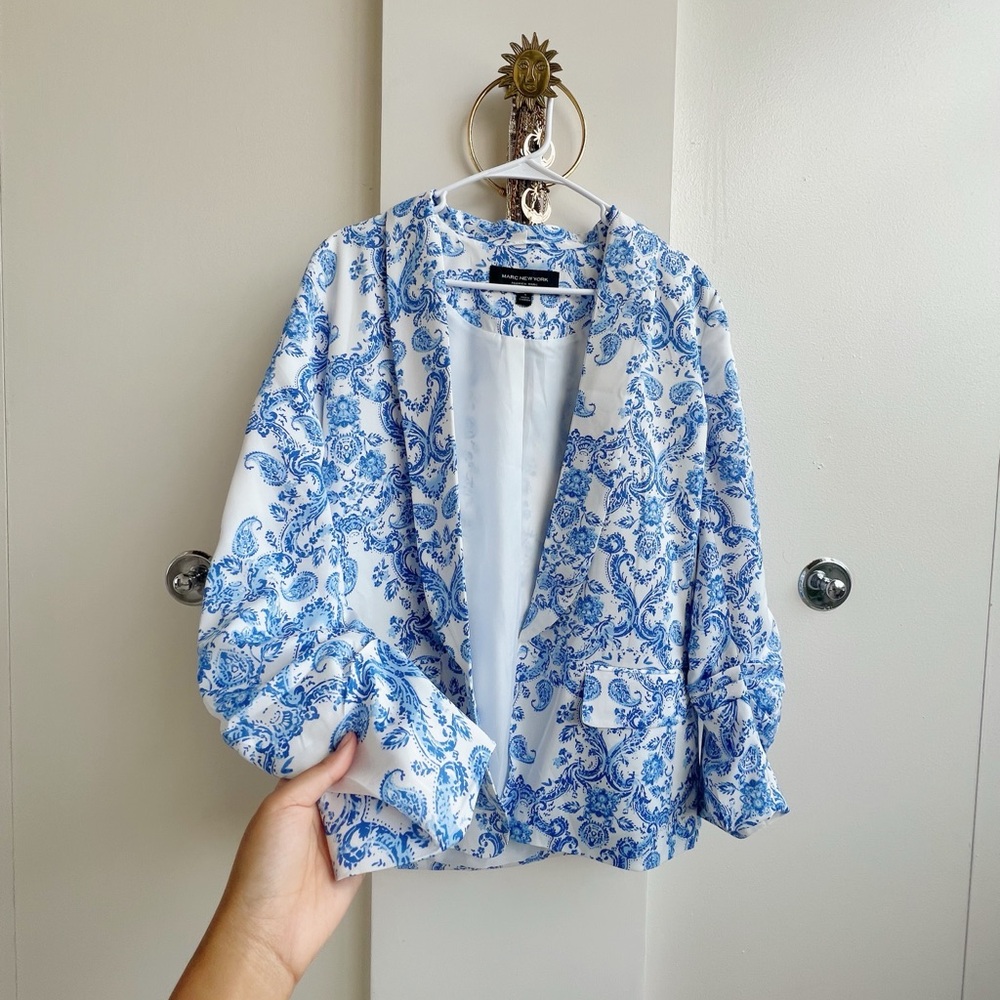❌SOLD❌ Marc New York Silk Blazer 🦋